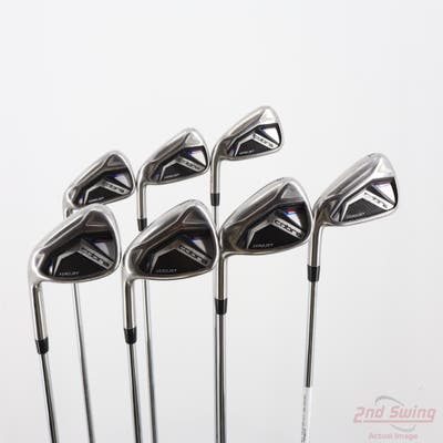Cobra Aerojet Iron Set 4-PW FST KBS Tour $-Taper Steel Stiff Left Handed -3/4"