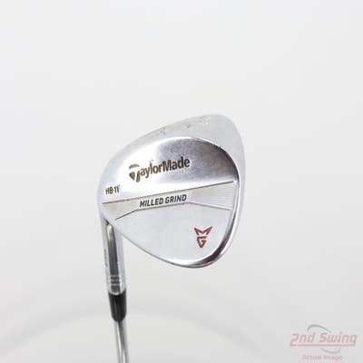 TaylorMade Milled Grind Satin Chrome Wedge Lob LW 60° 11 Deg Bounce HB Project X 95 6.5 Flighted Steel X-Stiff Left Handed 35.0in