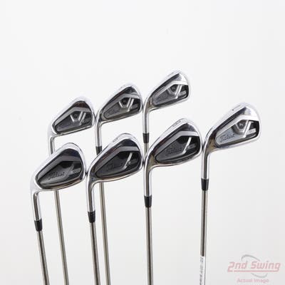 Titleist 2021 T300 Iron Set 4-PW Aerotech SteelFiber i80 Graphite Regular Left Handed STD
