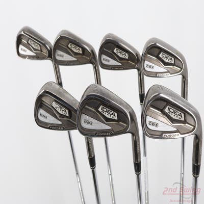 Adams Idea Black CB3 Iron Set 5-PW GW FST KBS Tour 90 Steel Stiff Right Handed STD