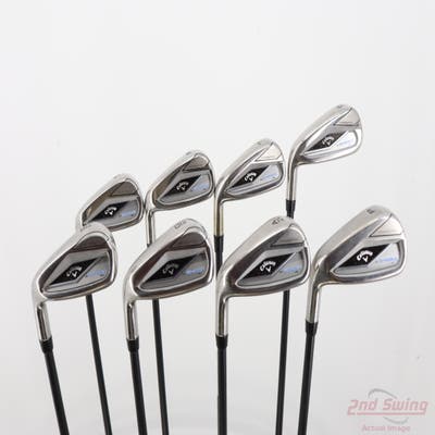 Callaway Paradym Ai Smoke HL Iron Set 6-PW AW GW SW Project X Cypher 2.0 50 Graphite Senior Left Handed -1"