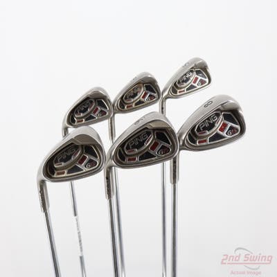 Ping G15 Iron Set 5-PW Ping AWT Steel Regular Left Handed Black Dot -1/4"
