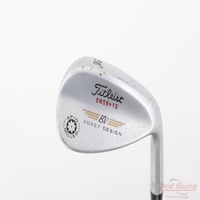 Titleist Vokey Spin Milled Wedge Lob LW 58° 12 Deg Bounce True Temper Dynamic Gold Steel Wedge Flex Right Handed 35.0in