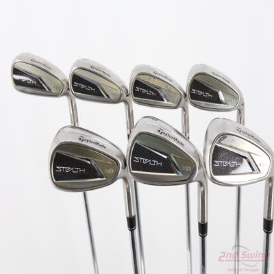 TaylorMade Stealth HD Iron Set 5-PW AW FST KBS MAX 85 MT Steel Regular Right Handed STD