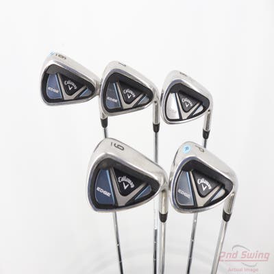 Callaway 2018 Edge Iron Set 6-PW Callaway Stock Steel Steel Regular Right Handed -1/2"