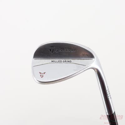 TaylorMade Milled Grind Satin Chrome Wedge Sand SW 56° 12 Deg Bounce SB True Temper Dynamic Gold Steel Wedge Flex Right Handed 35.25in