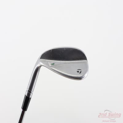 TaylorMade Milled Grind 4 Chrome Wedge Gap GW 52° 9 Deg Bounce SB True Temper Dynamic Gold Tour Issue 115 Steel Wedge Flex Left Handed 35.5in
