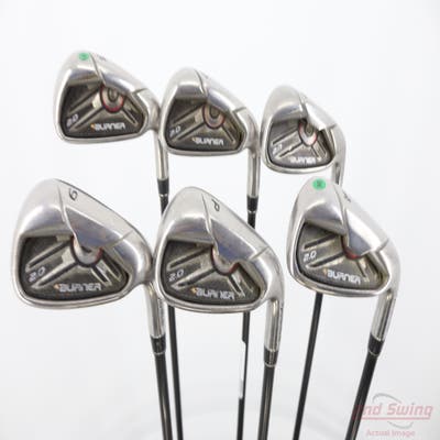 TaylorMade Burner 2.0 Iron Set 6-PW AW TM Superfast 65 Graphite Senior Right Handed +1/4"