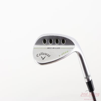 Callaway MD3 Milled Chrome S-Grind Wedge Sand SW 56° 10 Deg Bounce S Grind True Temper Dynamic Gold Steel Wedge Flex Right Handed 35.25in