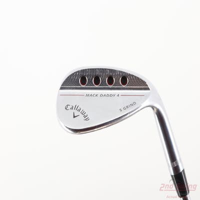 Callaway Mack Daddy 4 Raw Wedge Gap GW 52° 10 Deg Bounce S Grind True Temper Dynamic Gold Tour Issue 115 Steel Stiff Right Handed 35.25in