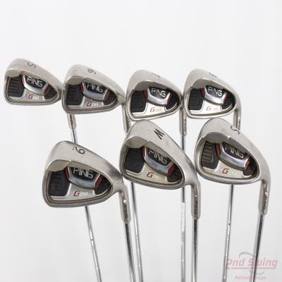 Ping G20 Iron Set 5-PW SW Ping CFS Steel Stiff Right Handed White Dot +1/2"