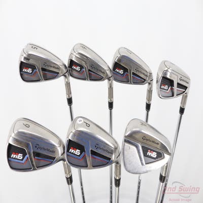 TaylorMade M6 Iron Set 5-GW FST KBS MAX 85 Steel Stiff Right Handed -1/4"