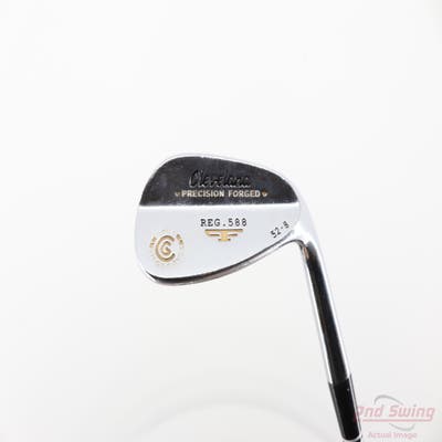 Cleveland 2012 588 Chrome Wedge Gap GW 52° 8 Deg Bounce Stock Steel Shaft Steel Wedge Flex Right Handed 35.5in