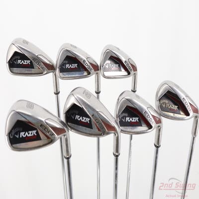 Callaway Razr Edge Iron Set 5-PW SW Callaway Razr X Black Iron Steel Uniflex Right Handed STD