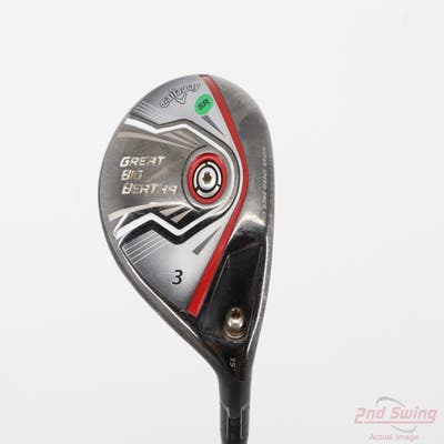 Callaway 2015 Great Big Bertha Fairway Wood 3 Wood 3W 15° Mitsubishi Kuro Kage Black TiNi 50 Graphite Senior Right Handed 43.0in