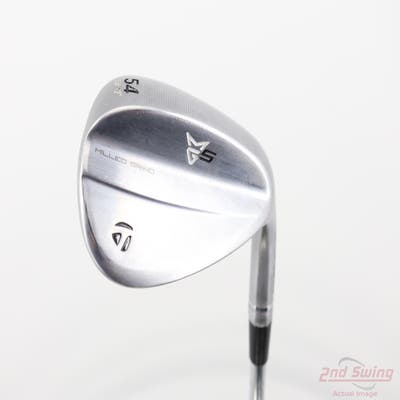 TaylorMade Milled Grind 5 Satin Chrome Wedge Sand SW 54° 12 Deg Bounce SB True Temper Dynamic Gold Tour Issue 115 Steel Wedge Flex Right Handed 35.0in