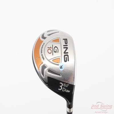 Ping G10 Draw Fairway Wood 3 Wood 3W 15.5° Ping TFC 129F Graphite Regular Right Handed 43.0in