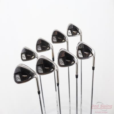 Callaway Rogue ST Max Iron Set 5-PW AW GW True Temper Elevate MPH 95 Steel Stiff Right Handed STD