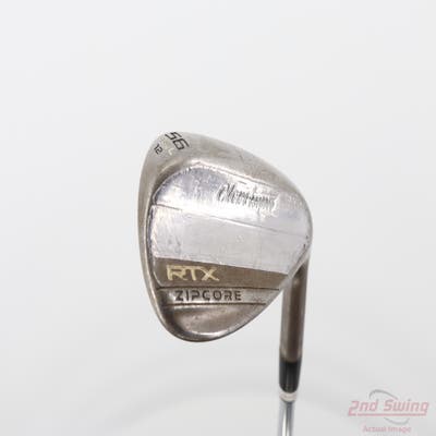 Cleveland RTX ZipCore Raw Wedge Sand SW 56° 12 Deg Bounce Full True Temper Dynamic Gold Spinner Tour Issue Steel Stiff Right Handed 35.5in