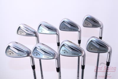 Callaway Apex Pro Iron Set 4-PW AW FST KBS Tour-V 110 Steel Stiff Right Handed 38.25in