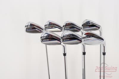 Cobra King F7 One Length Iron Set 5-PW AW True Temper Steel Regular Right Handed 37.0in