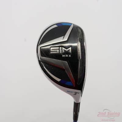 TaylorMade SIM MAX Fairway Wood 3 Wood 3W 14° Fujikura SIX XLR8 Fairway Graphite X-Stiff Right Handed 43.25in