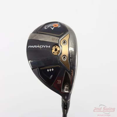 Callaway Paradym Triple Diamond T Fairway Wood 3 Wood 3W 15° Project X HZRDUS Yellow 76 Graphite X-Stiff Right Handed 43.0in