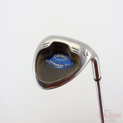 Callaway X-16 Wedge Sand SW 54° True Temper Dynamic Gold Sensicore R300 Steel Regular Right Handed 35.5in