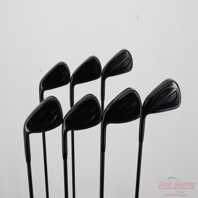 Titleist 2023 T350 Black Iron Set 4-PW True Temper Onyx AMT Red Steel Regular Left Handed STD