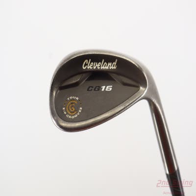 Cleveland CG16 Black Zip Groove Wedge Sand SW 56° 14 Deg Bounce Cleveland Traction Wedge Steel Wedge Flex Right Handed 35.75in