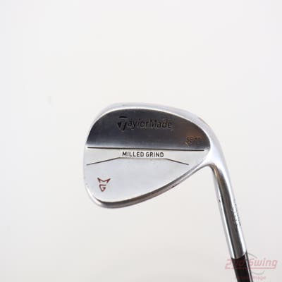 TaylorMade Milled Grind Satin Chrome Wedge Lob LW 60° 10 Deg Bounce SB True Temper Dynamic Gold Steel Wedge Flex Right Handed 35.0in