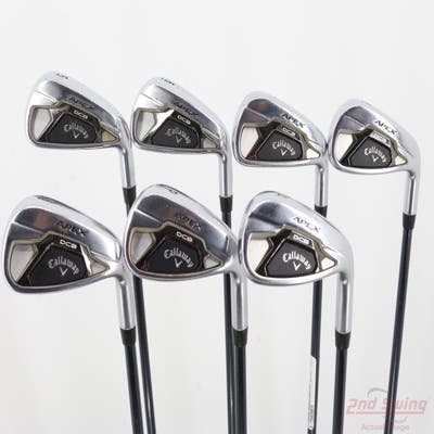 Callaway Apex DCB 21 Iron Set 5-PW AW UST Recoil Dart HDC 65 Graphite Regular Right Handed -3/4"