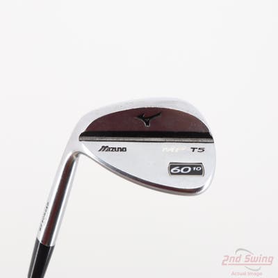 Mizuno MP T5 White Satin Wedge Lob LW 60° 10 Deg Bounce True Temper Dynamic Gold Steel Wedge Flex Left Handed 35.25in