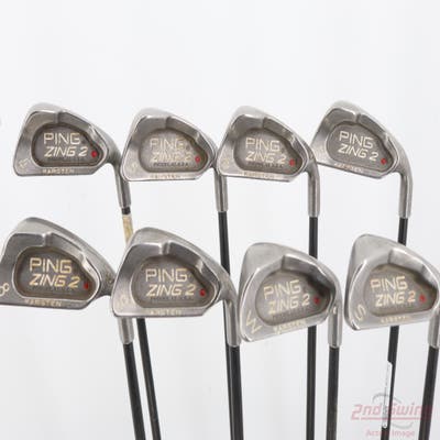 Ping Zing 2 Iron Set 4-PW SW Ping Karsten 101 By Aldila Graphite Regular Right Handed Red dot +1/4"
