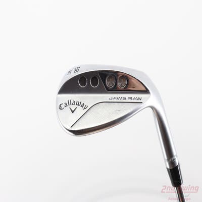 Callaway Jaws Raw Chrome Wedge Lob LW 58° 8 Deg Bounce C Grind True Temper Dynamic Gold Spinner Tour Issue Steel Wedge Flex Right Handed 34.75in