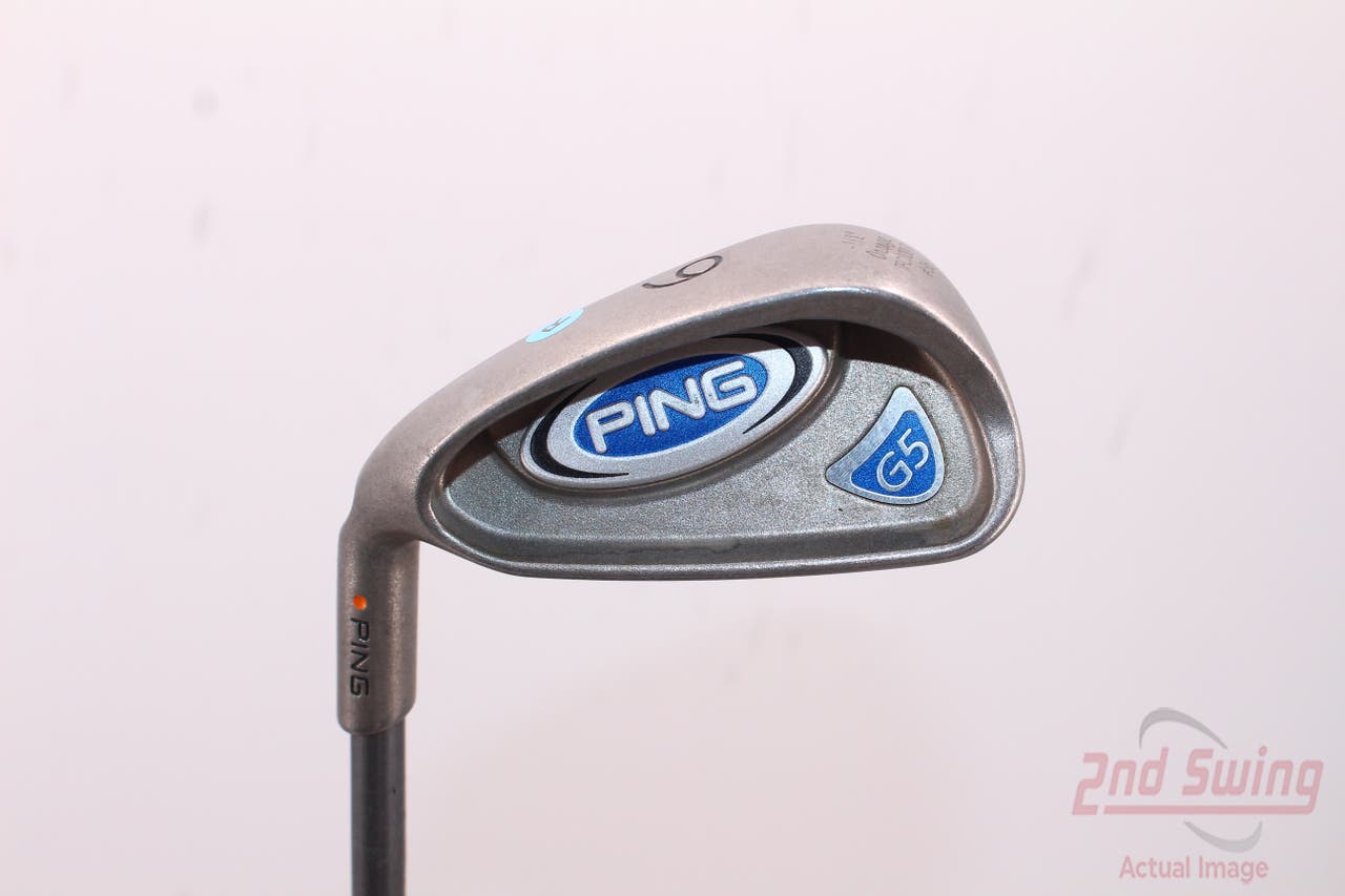 Ping G5 Single Iron 6 Iron 31° Stock Graphite Shaft Graphite Regular Left Handed Orange Dot 37.0in