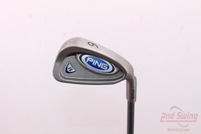 Ping i5 Single Iron 6 Iron 31° Ping TFC 100I Graphite Regular Right Handed Green Dot 38.5in