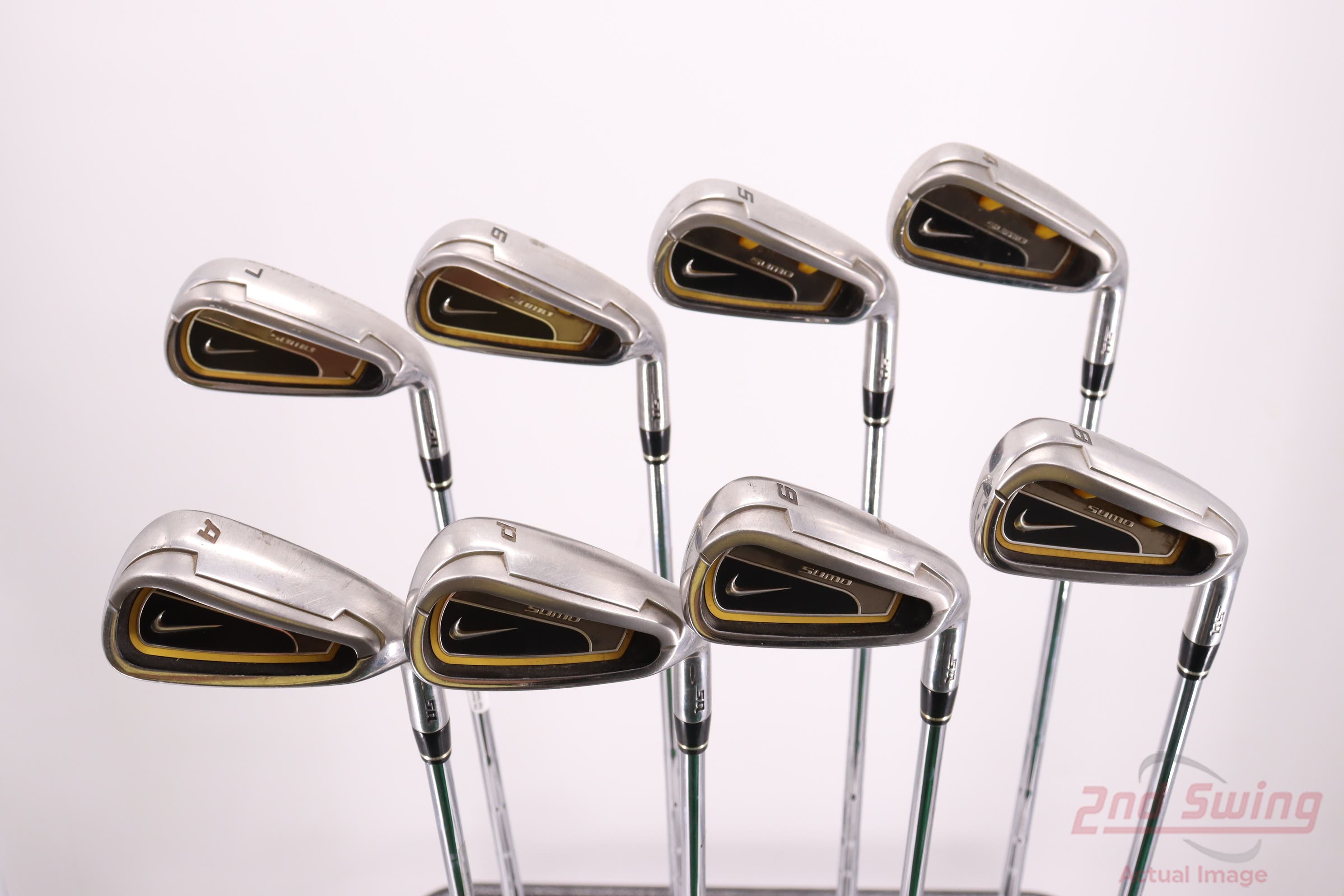 Nike Sasquatch Sumo Iron Set 4PW GW Stock Steel Regular Right Handed