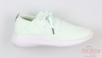 New Womens Golf Shoe Peter Millar Sneaker 9 White/Green MSRP $155 LS21EF01