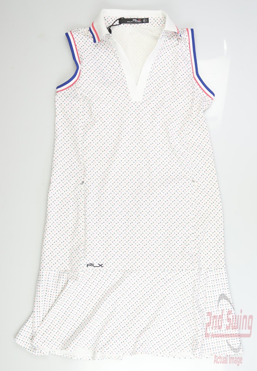 New Womens Ralph Lauren RLX Golf Dress Small S White MSRP $168 285785180001