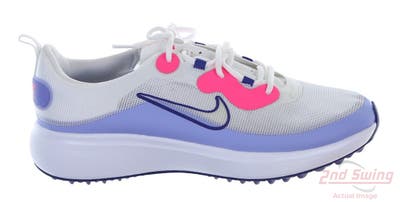New Womens Golf Shoe Nike Ace Summerlite Medium 9 White/Purple MSRP $100 DA4117 177