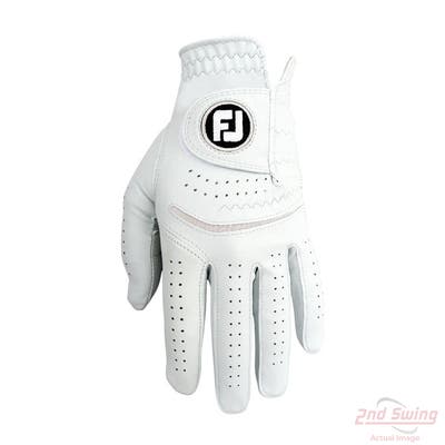 New Contour FLX Mens White Right Hand Regular X-Large XL Golf Glove