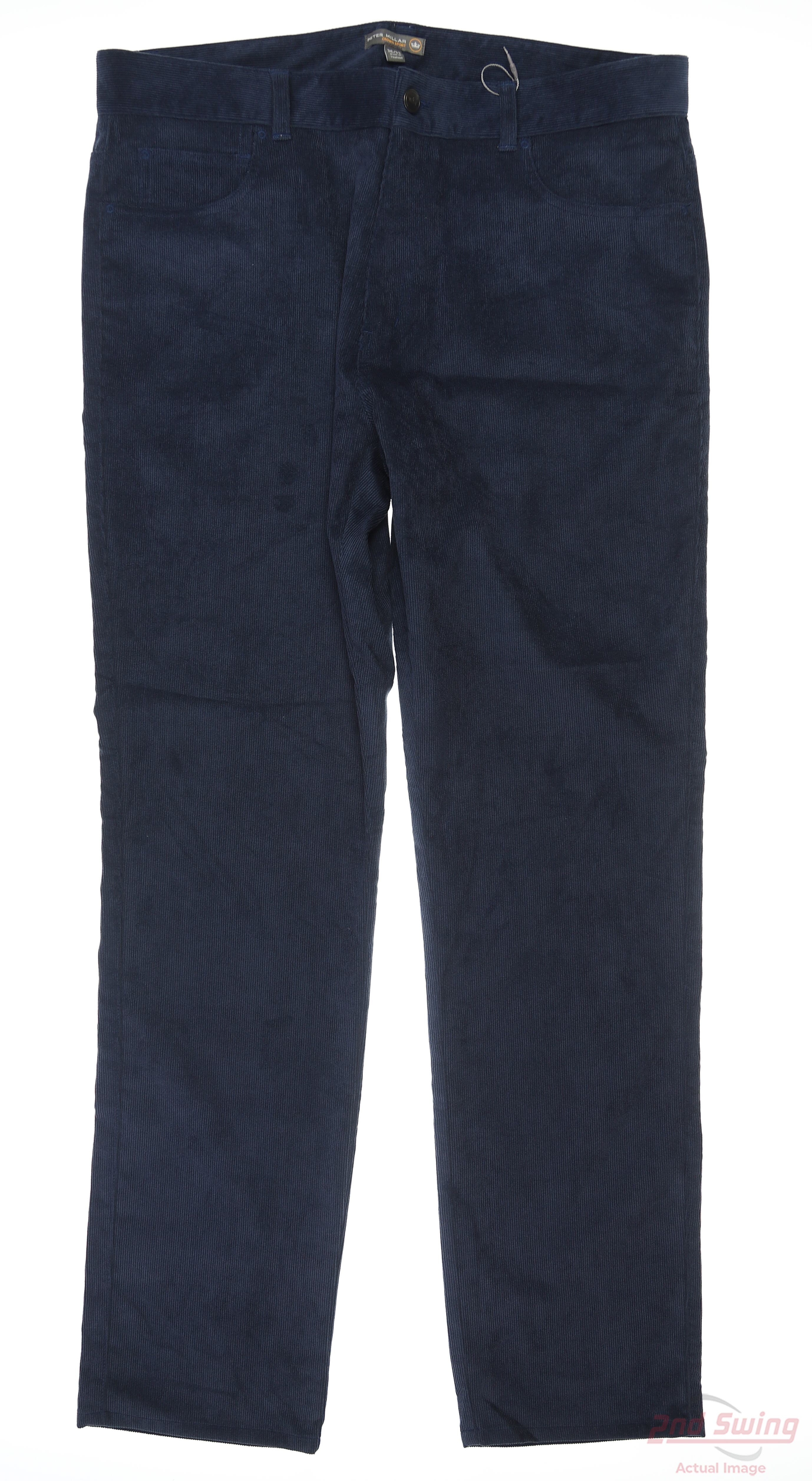 New Mens Peter Millar Golf Pants 36 x32 Blue MSRP 145 MF16EB20FB 2nd