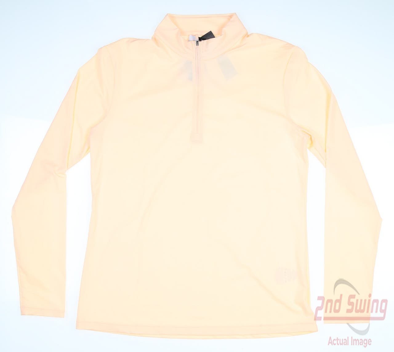 New Womens Nike 1/2 Zip Golf Pullover Medium M Orange MSRP $65 CU9670-814