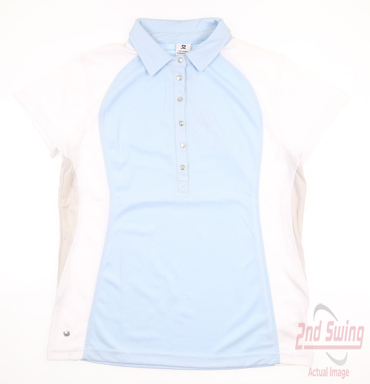 New Womens Daily Sports Zenia Polo Large L Breeze MSRP $75 243/109