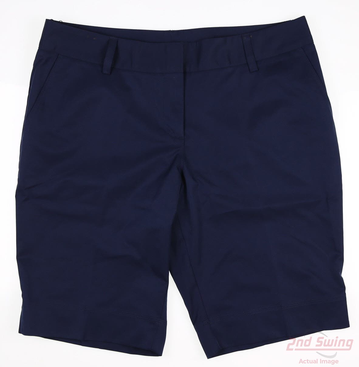 New Womens Adidas Golf Shorts 14 Navy Blue MSRP 65 TMS10W2951 2nd