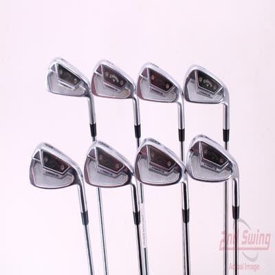 Callaway X Forged CB 21 Iron Set 4-PW GW FST KBS Tour-V 110 Steel Regular Right Handed 38.0in