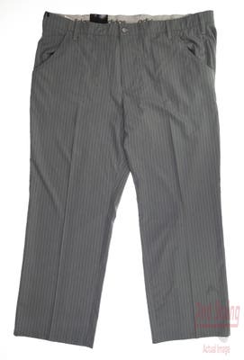 New Mens Adidas Pants 42 x30 Gray/Black MSRP $70