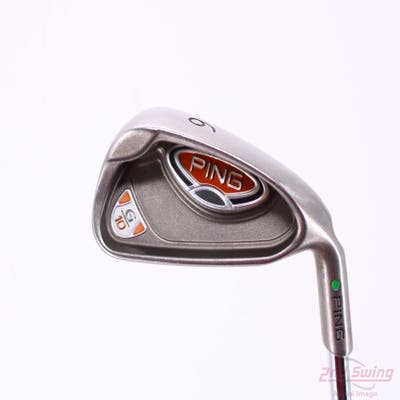 Ping G10 Single Iron 6 Iron Ping AWT Graphite Regular Right Handed Green Dot 37.0in