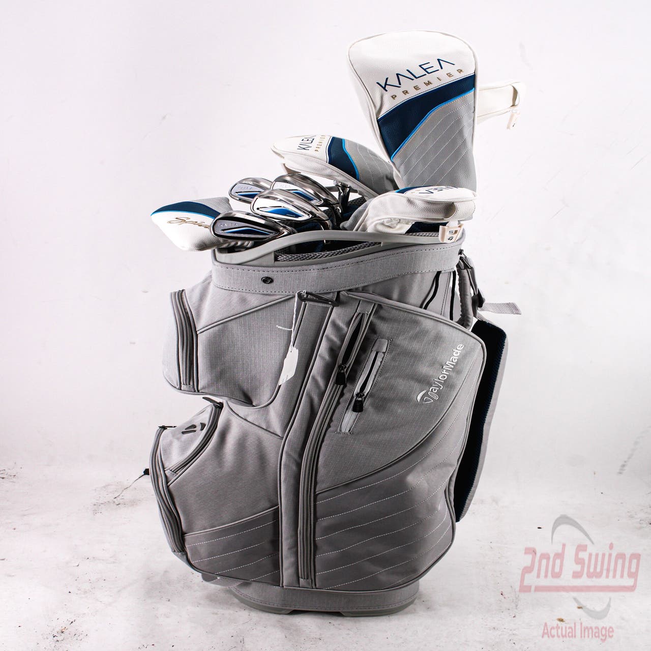 TaylorMade Golf Kalea Premier Cart Bag (Light Grey)